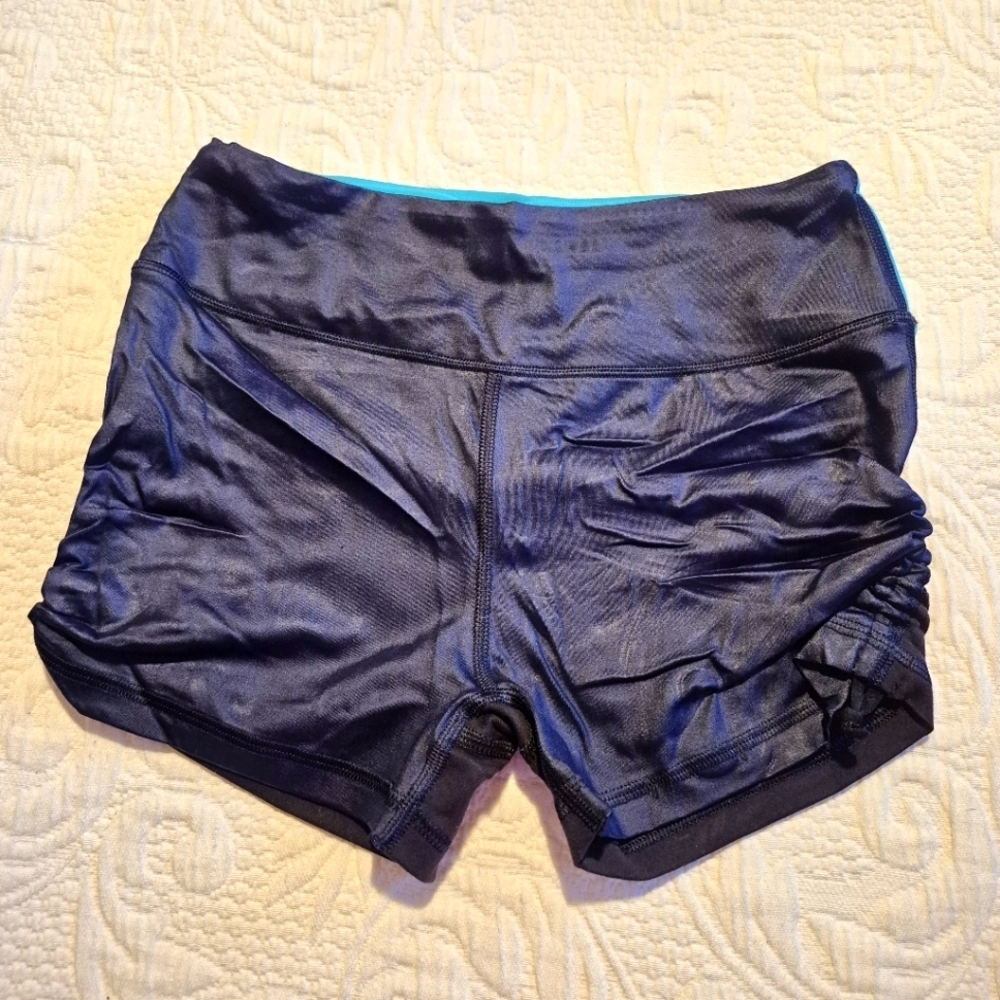 Victoria's Secret women's XS navy & teal Knockout Hot Shorts VGUC